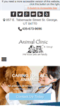 Mobile Screenshot of animalclinicofstgeorge.com